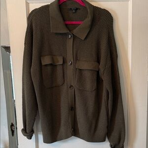 Cyrus Khaki Knit Sweater